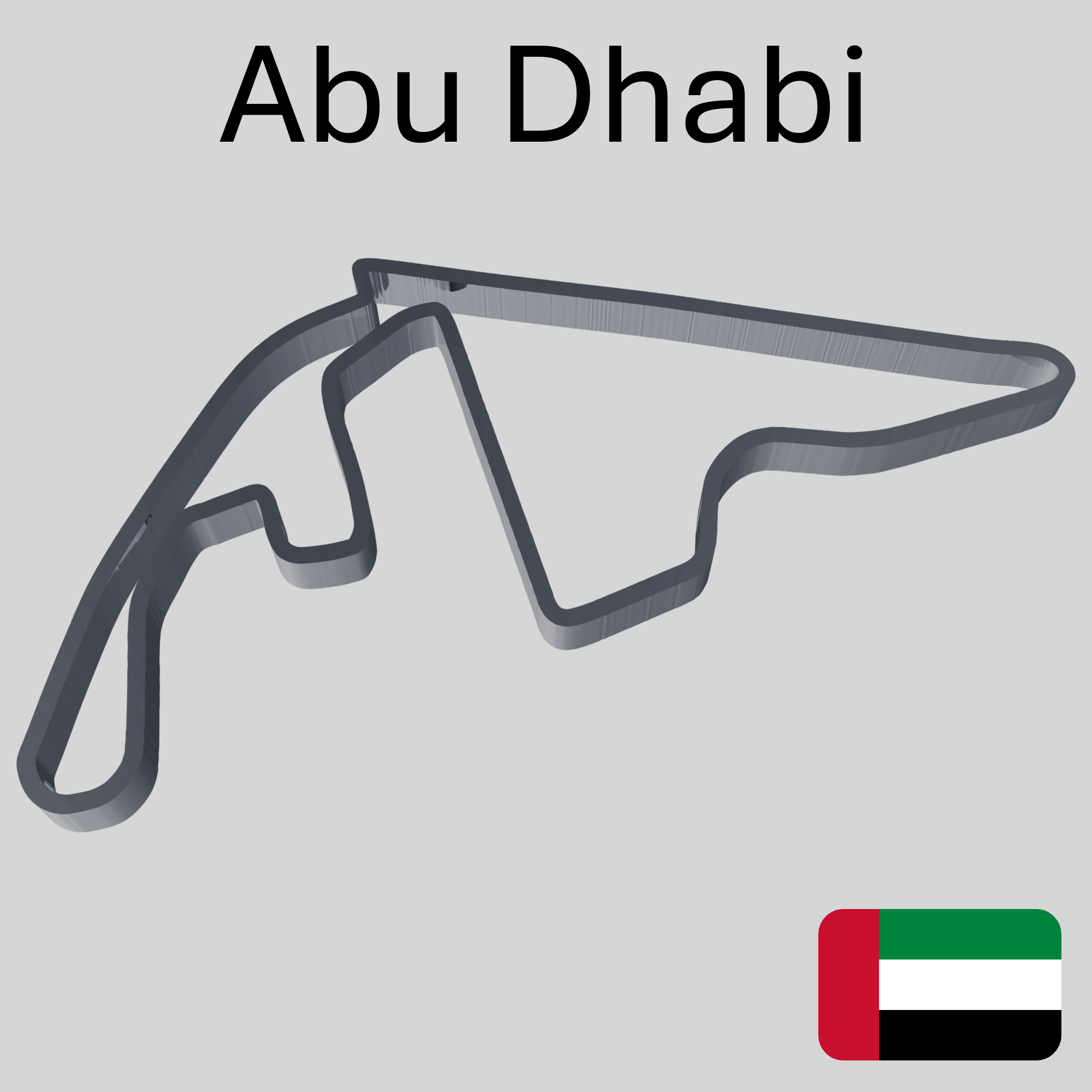 Abu Dhabi – Streckenkarte